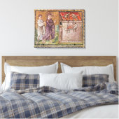 カパルナウムの麻痺 キャンバスプリント (インサイチュ (寝室))