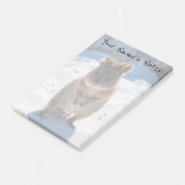 カパーソナライズされたウト&ハッピークォッカビーチ ポストイット (アングル)