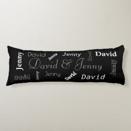 カパーソナライズされたップル名 ボディピロー