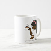 カパーソナライズされたフェイン入り・ワクチン入りコーヒーマグ コーヒーマグカップ (正面右)