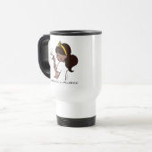 カパーソナライズされたフェイン入り・ワクチン入りコーヒーマグ トラベルマグ (正面左)