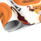 カパーソナライズされたボチャ ラッピングペーパー (ロールコーナー)