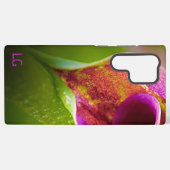 カパーソナライズされたラリリーフラワーサムスンケース SAMSUNG GALAXYケース (裏面横)