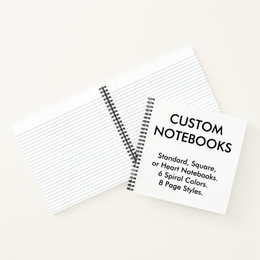 カパーソナライズされたレッジルドスクエアノート ノートブック (内部)