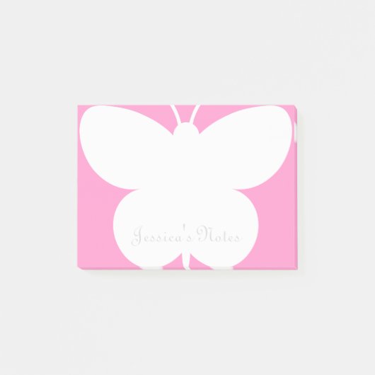 カパーソナライズされたワイタチョウ付きポストイット®ノート ポストイット (正面)