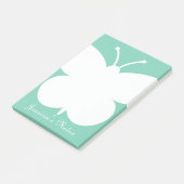 カパーソナライズされたワイタチョウ付きポストイット®ノート ポストイット (アングル)