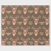 カパーソナライズされたワイトナカイ ラッピングペーパー (フラット)