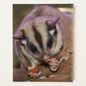 カパーソナライズされたワイトペットシュガーグライダー食べズ  プランナー手帳 (裏面)