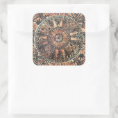 カパ初期のハワイアンタトゥータパ スクエアシール (バッグ)