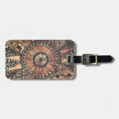 カパ初期のハワイアンタトゥータパ ラゲッジタグ (正面横)