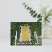 カヒールのジョージア様式の扉 – アイルランド ポストカード (スタンド正面)