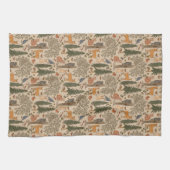 カビコア森林動物 キッチンタオル (横)