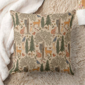 カビコア森林動物 クッション (ブランケット)