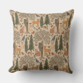 カビコア森林動物 クッション (正面)