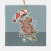 カビバラホリデイ セラミックオーナメント (正面)