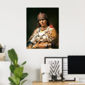 カビリーポートレート,アルジェリア, 1875 ポスター (ホームオフィス)