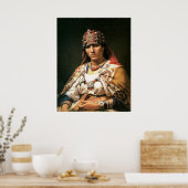 カビリーポートレート,アルジェリア, 1875 ポスター (キッチン)