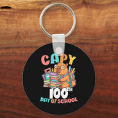 カピィ 100日祝い カピバラ 100日 キーホルダー (正面)