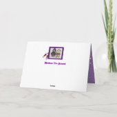 カピカバレリーナのつま先のかわいいカード カード (裏面)