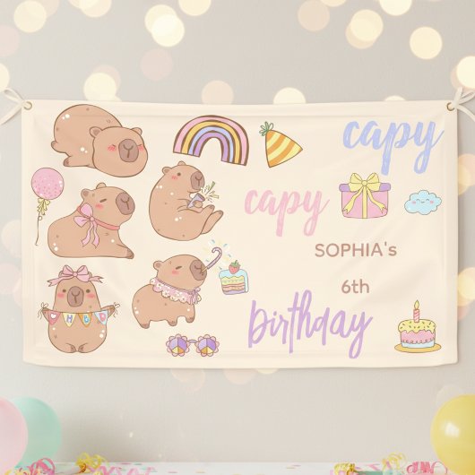カピカピお誕生日おめでとう 横断幕