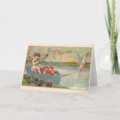 カピッビクトリアンドバレンタインデーのグリーティングカード シーズンカード (正面)