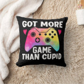 カピッ得トのバレンタインビデオゲームよりもゲームが多い クッション (ブランケット)