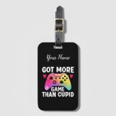 カピッ得トのバレンタインビデオゲームよりもゲームが多い ラゲッジタグ (正面縦)