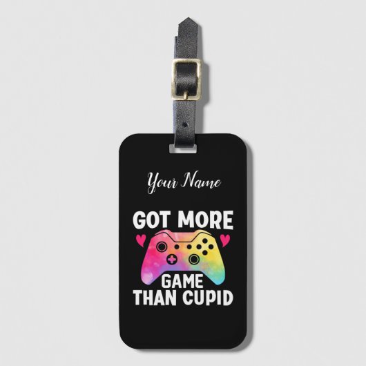 カピッ得トのバレンタインビデオゲームよりもゲームが多い ラゲッジタグ (正面縦)