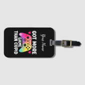 カピッ得トのバレンタインビデオゲームよりもゲームが多い ラゲッジタグ (正面横)