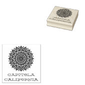 カピトラ・カリフォルニア曼荼羅 ラバースタンプ (押印)