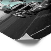 カピトリオカッコいいブルー ポスター (角)