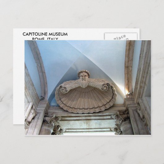カピトリン博物館はがきの戸口 ポストカード (正面/裏面)