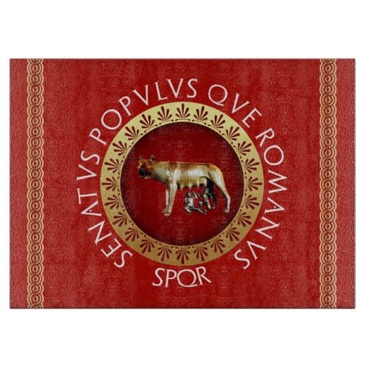 カピトリン・ウルフ カッティングボード (正面)