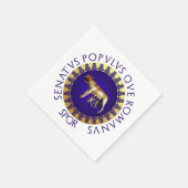 カピトリン・ウルフ スタンダードカクテルナプキン (角)