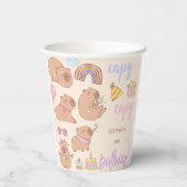 カピバカピバお誕生日おめでとう  紙コップ (裏面)