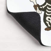 カピバラおもしろいスケルトンかぼちゃハロウィーンの衣装 マウスパッド (コーナー)