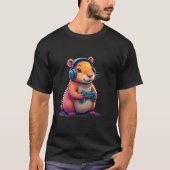 カピバラおもしろいビデオゲームCapybaraビデオゲームLo Tシャツ (正面)