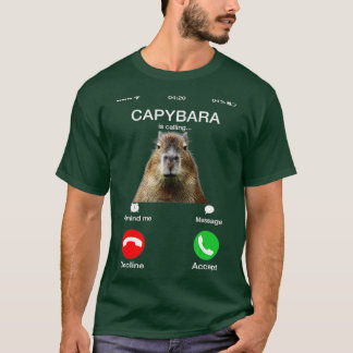 カピバラがケイピラおもしろい動物愛好家 Tシャツ