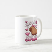 カピバラが大好きな女の子 コーヒーマグカップ (正面右)