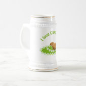 カピバラが大好き ビールジョッキ (正面左)