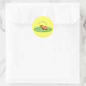 カピバラが大好き ラウンドシール (バッグ)