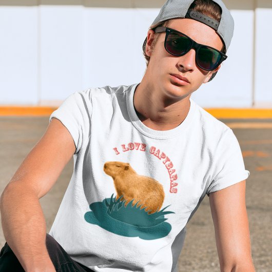 カピバラが大好き Tシャツ