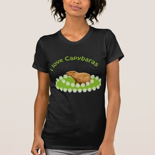 カピバラが大好き Tシャツ (正面)