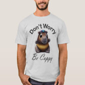 カピバラでハッピーな毎日を Capybara   Tシャツ (正面)