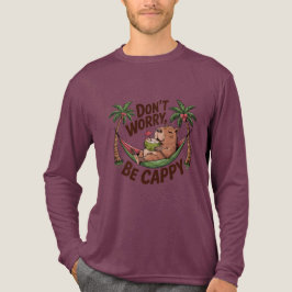 カピバラで幸せを トライブレンドTシャツ