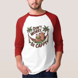 カピバラで幸せを Tシャツ