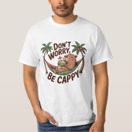 カピバラで幸せを Tシャツ