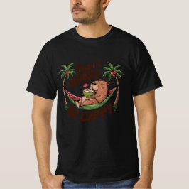 カピバラで幸せを Tシャツ
