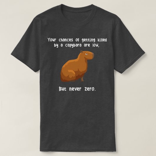 カピバラなしゼロ1 Tシャツ (デザイン正面)