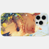 カピバラののんびりした日々 Case-Mate iPhoneケース (裏面 (横))